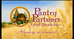 Desktop Screenshot of pantrypartnersfoodbank.org